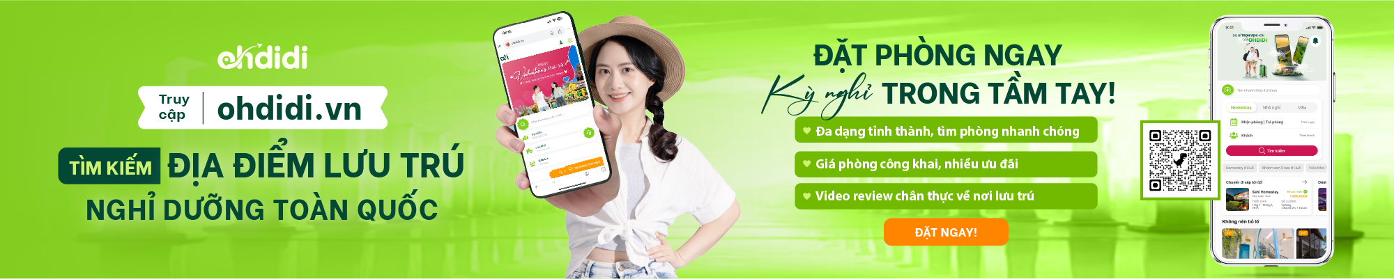 Ohdidi - Đặt phòng ngay, kỳ nghỉ trong tầm tay