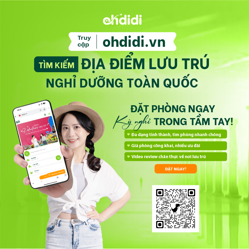 Ohdidi - Đặt phòng ngay, kỳ nghỉ trong tầm tay