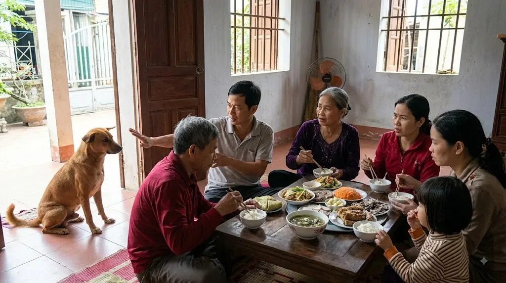Ch&oacute; v&agrave;o nh&agrave; ban đ&ecirc;m