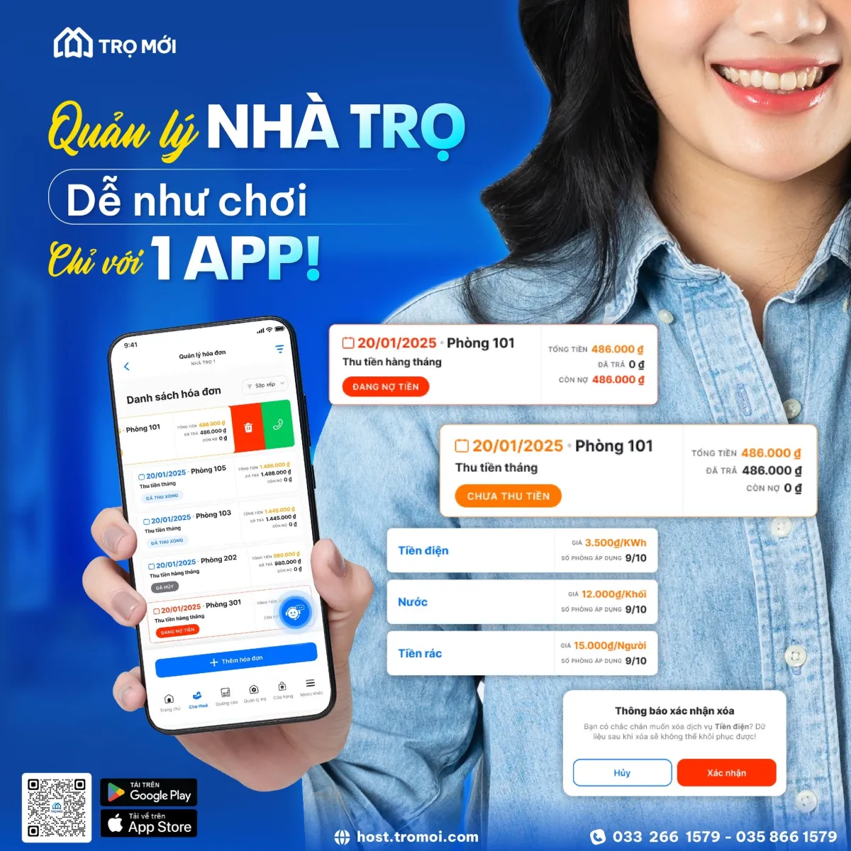 Hiện nay c&oacute; rất nhiều ứng dụng gi&uacute;p chủ trọ quản l&yacute; ph&ograve;ng trọ dễ d&agrave;ng, hiệu quả