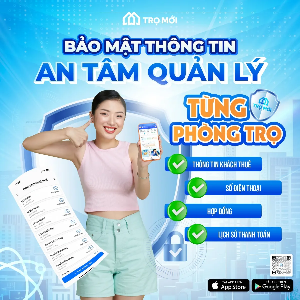 Tối ưu vận hành với phần mềm quản lý nhà trọ Trọ Mới Pro