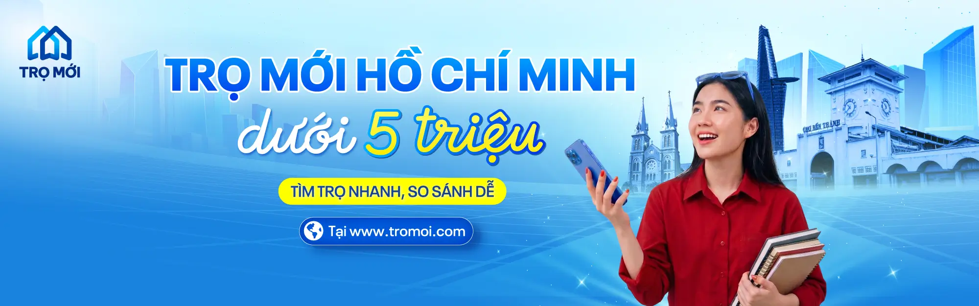 Trọ Mới tìm trọ dưới 5 triệu tại Thành phố Hồ Chí Minh