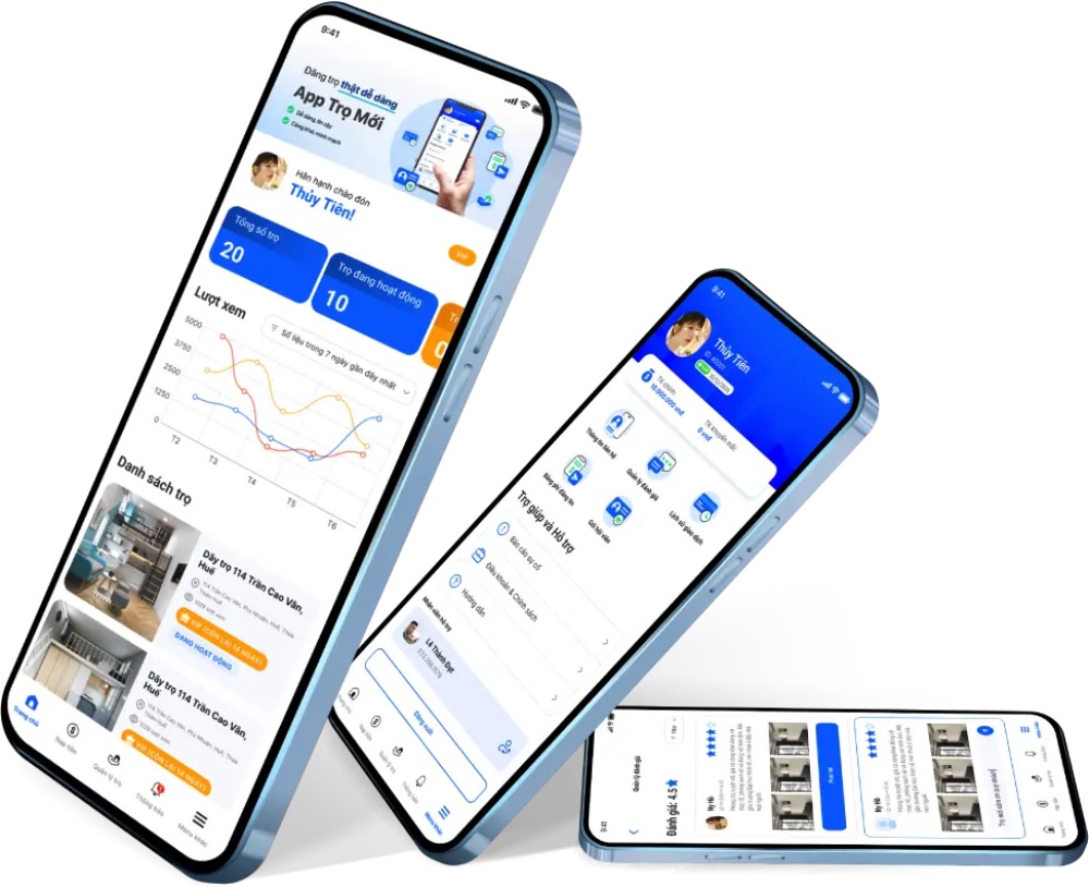 app quản lý nhà trọ