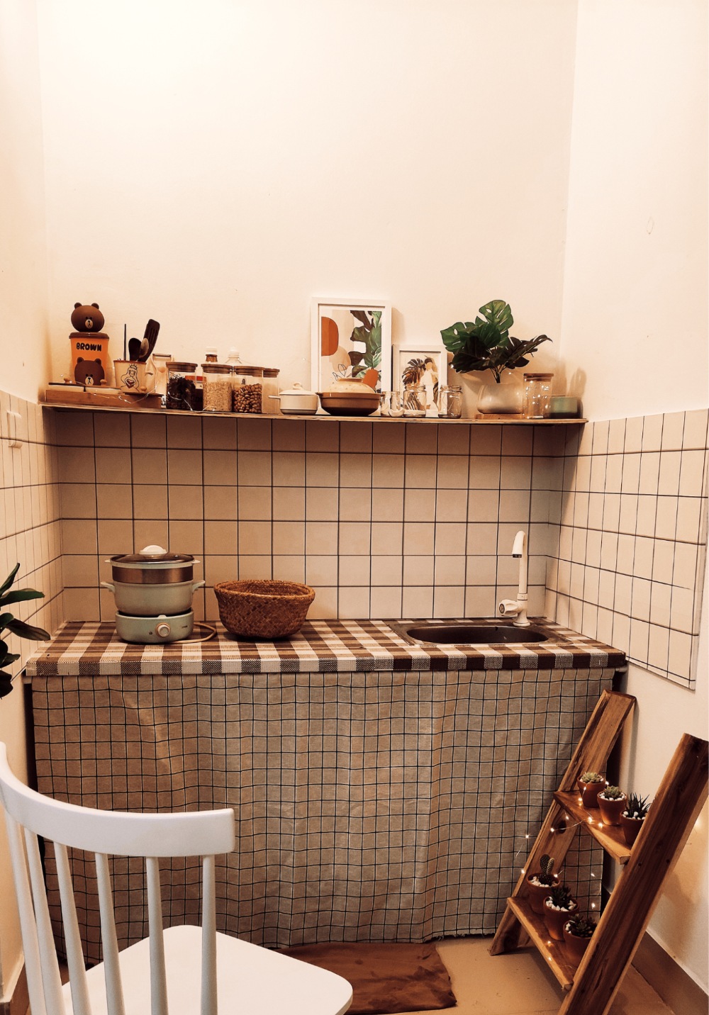 decor góc bếp phòng trọ