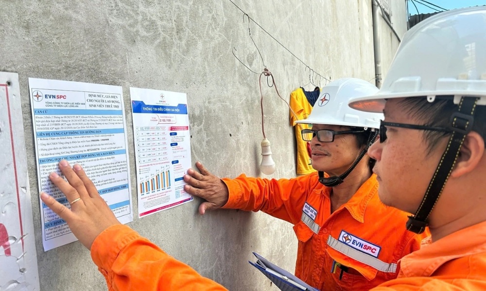 giá điện cho hộ kinh doanh nhà trọ