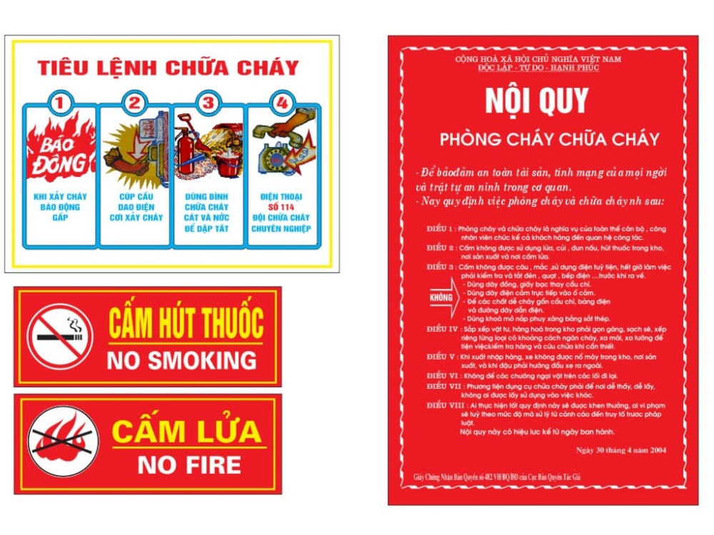 nội quy phòng cháy chữa cháy nhà trọ