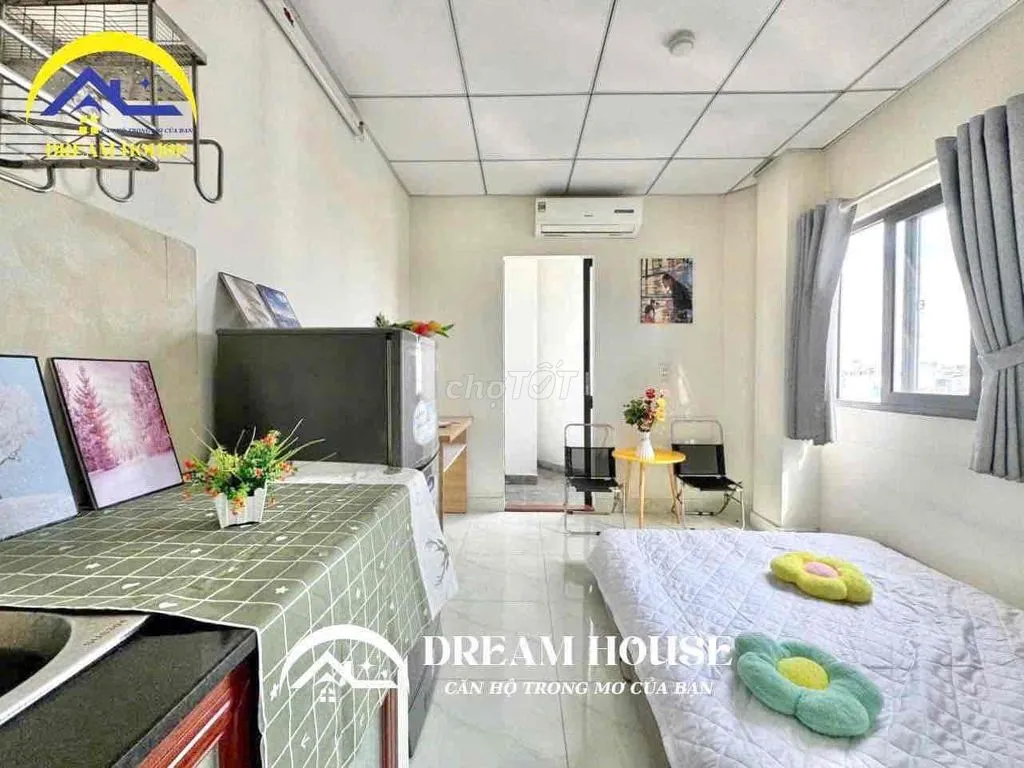 STUDIO CỬA SỔ TRỜI FULL NỘI THẤT SÁT ĐH CÔNG THƯƠNG - LÊ TRỌNG TẤN