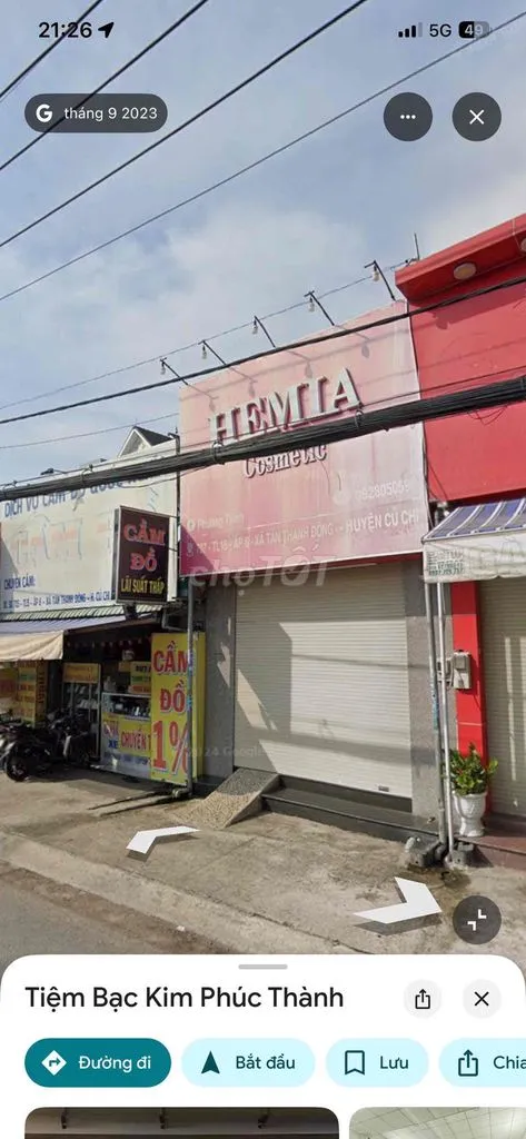 nhà mặt tiền kinh doanh kế cf tina