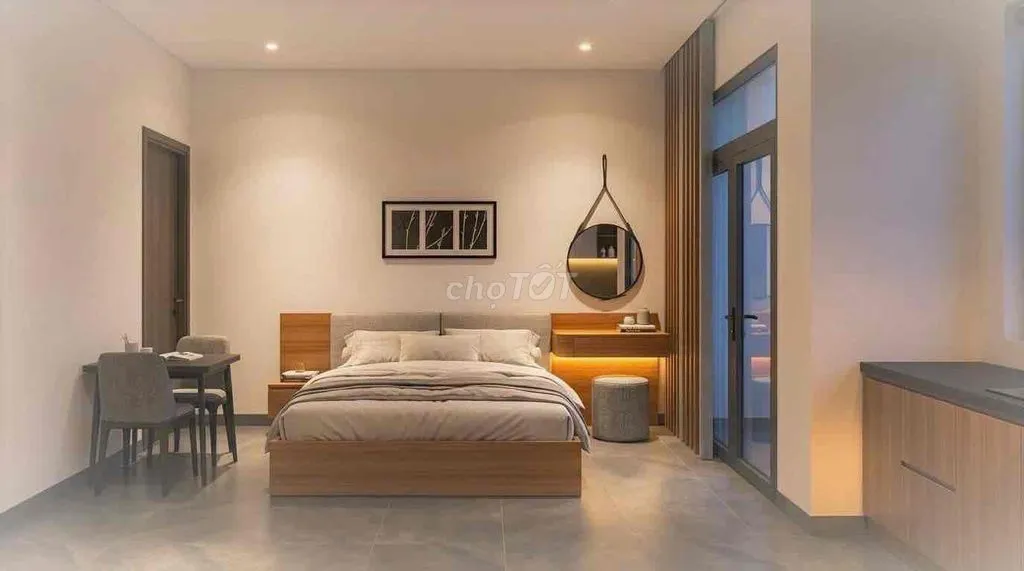 Cho thuê linh hoạt thời gian căn hộ có ban công đường Võ Tự