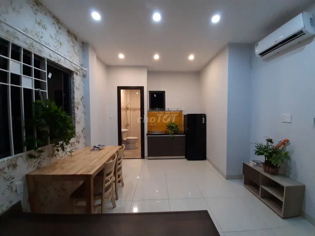 Căn hộ 26m2 full nội thất, Mới XD, An ninh, thoáng mát, tặng 2 triệu.