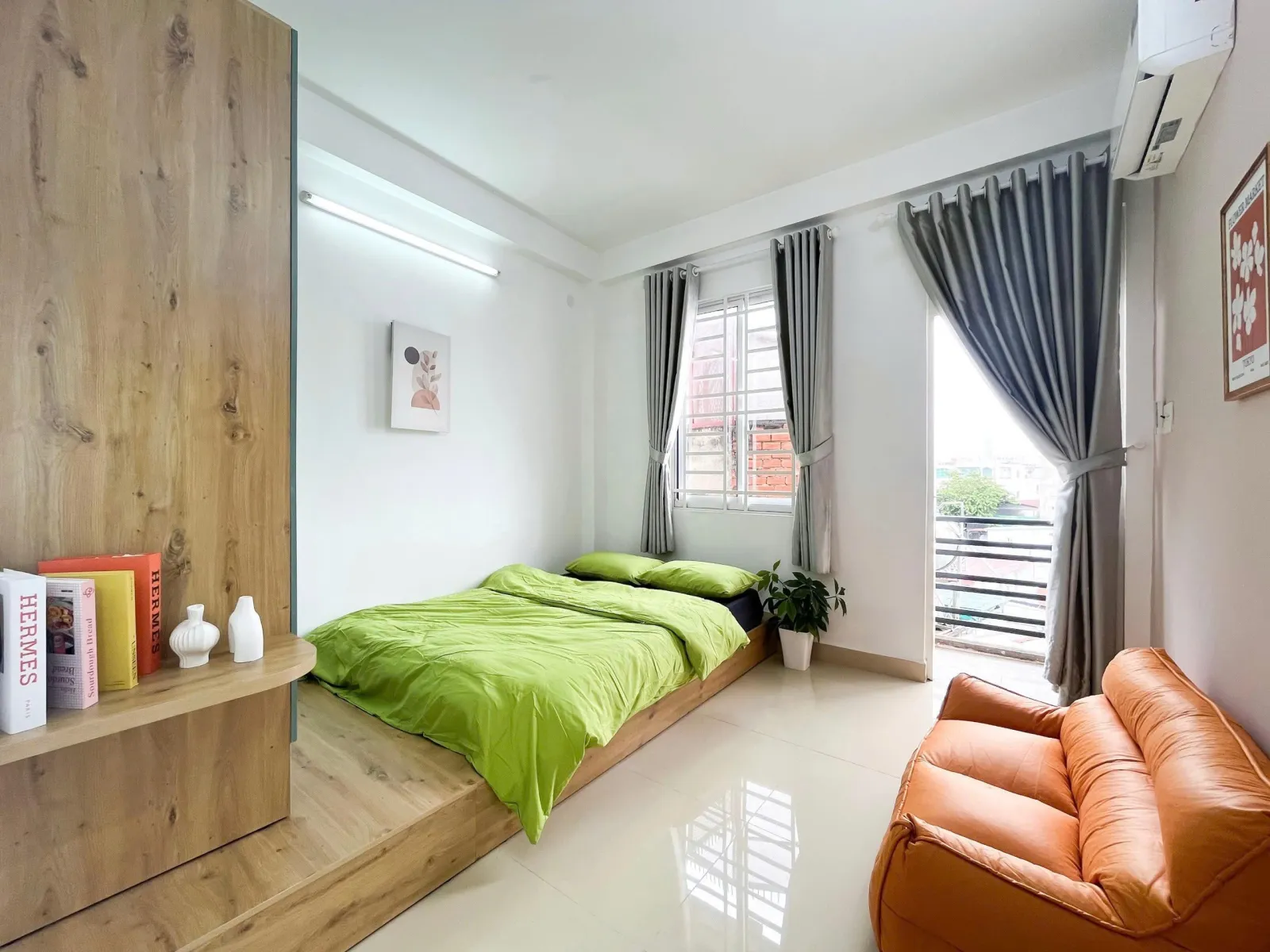 1PN NGAY ĐẠI HỌC CÔNG NGHIỆP, EMART FULL NỘI THẤT THANG MÁY THOÁNG GV