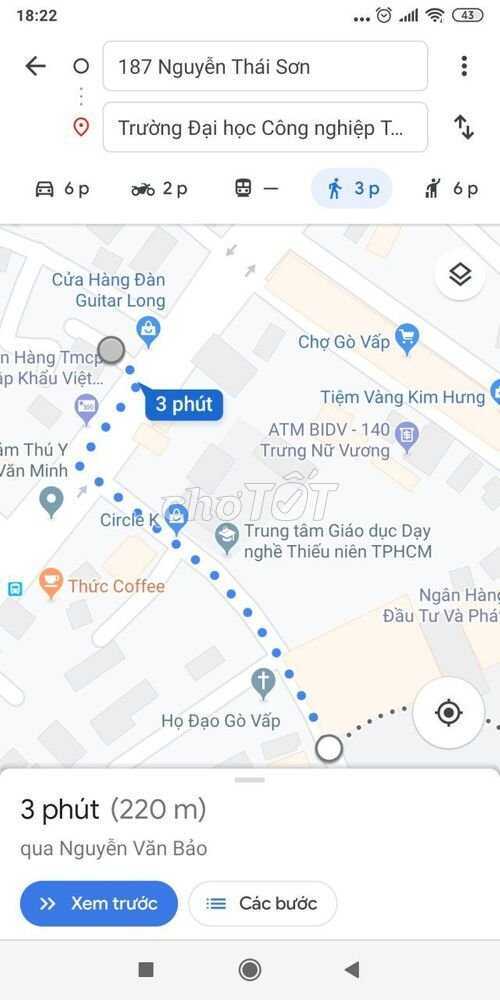 Nhà trọ cao cấp mới 100% Nguyễn Thái Sơn (New)