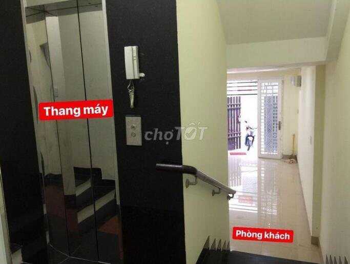 Nhà Ngô Tất Tố P.19 DT: 4.5 x18m (4 LẦU+thang máy). Giá 35 triệu