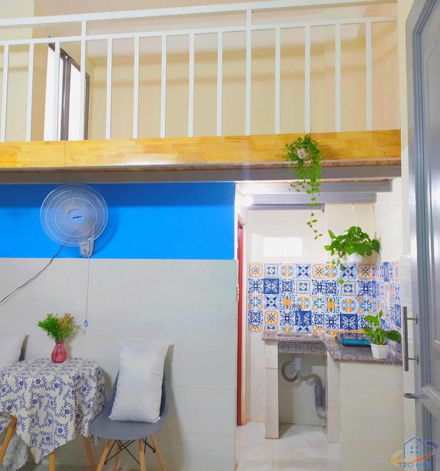 Cho thuê căn hộ mini 30m2 Full NT có gác cao thoáng mát Tại Tân Bình