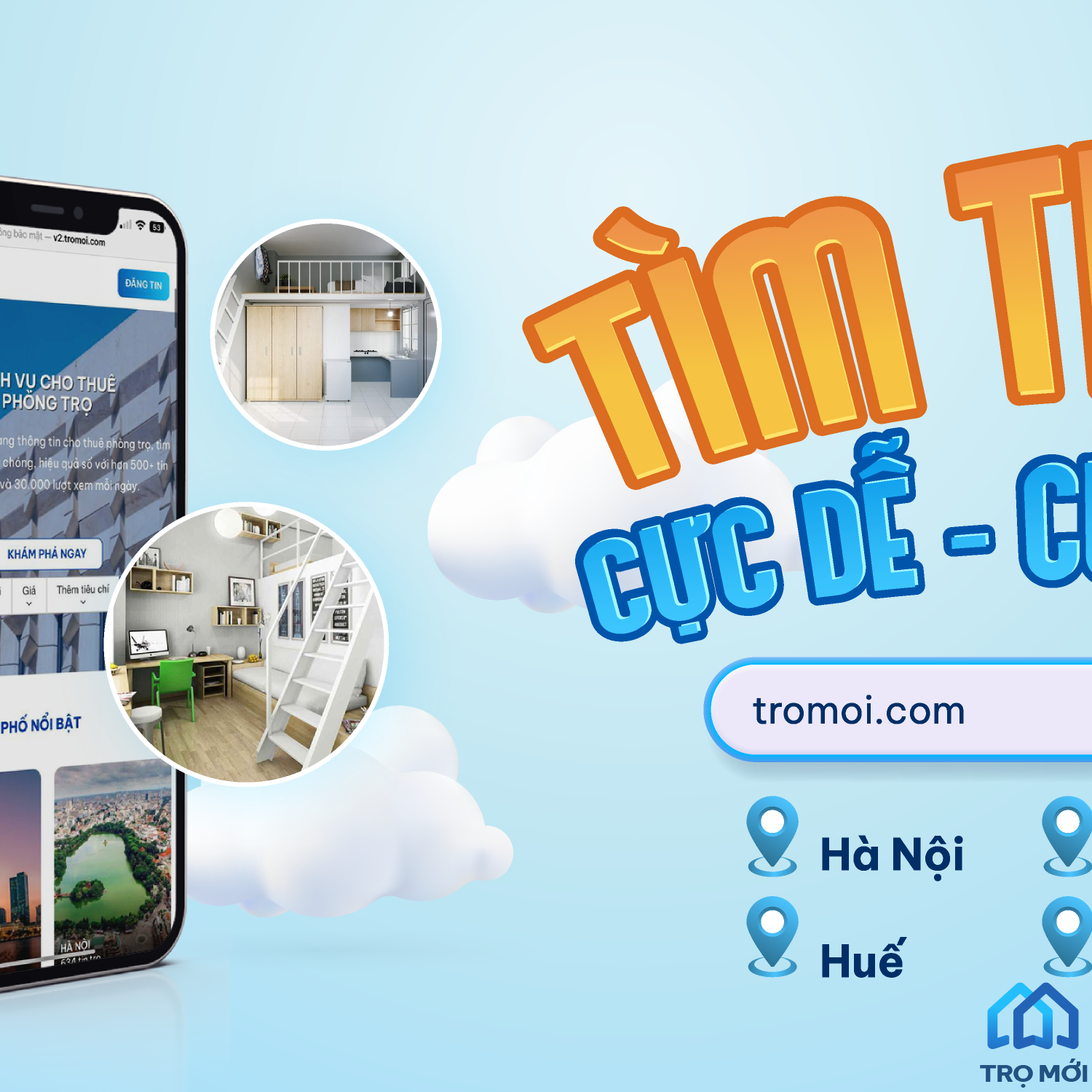 Cho thuê phòng trọ tự quản đường Văn Cao