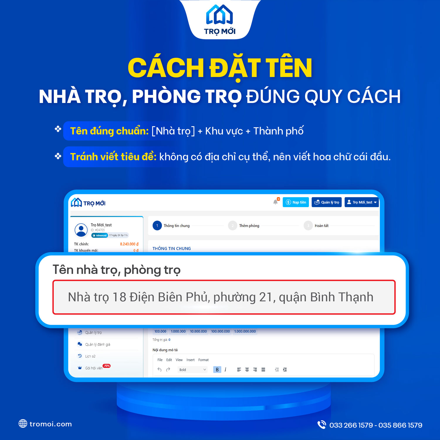 Cách đặt tên