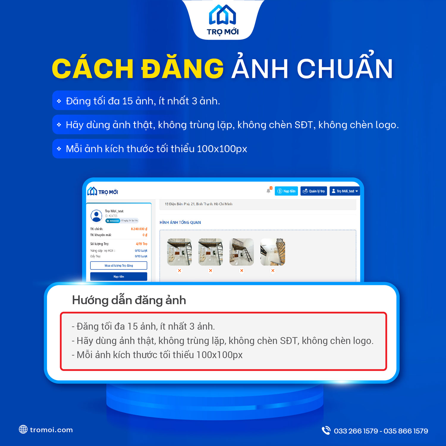 Cách đăng ảnh chuẩn