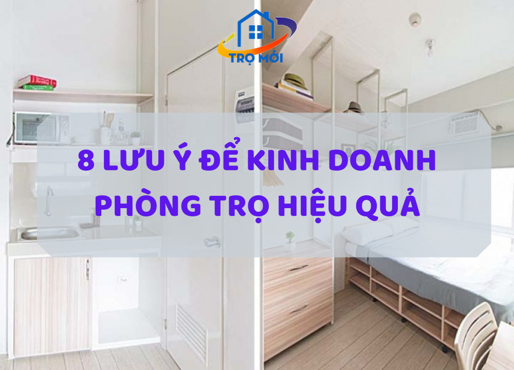 Cho thuê phòng trọ an toàn với 8 lưu ý dành cho chủ nhà