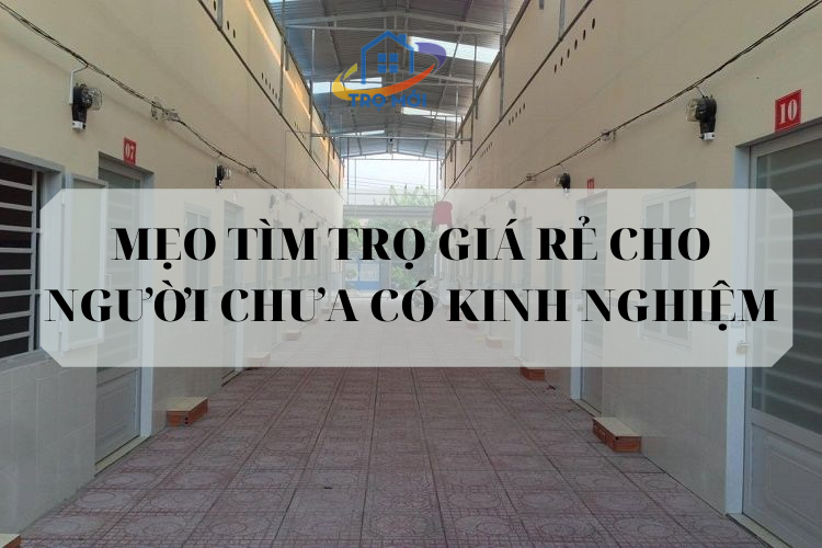 Mẹo hay tìm phòng trọ giá rẻ cho những ai ít kinh nghiệm