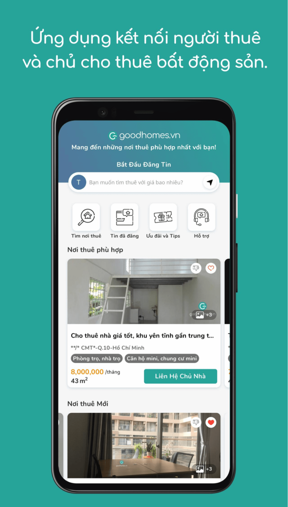 app thuê nhà nguyên căn