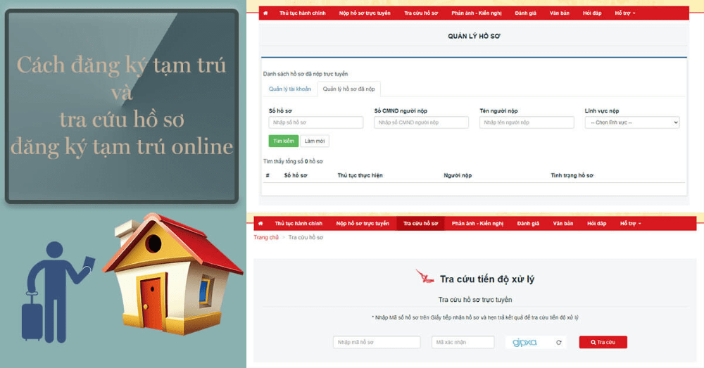 cách đăng ký tạm trú cho người ở trọ online