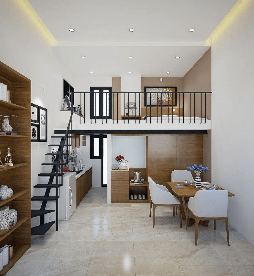 thiết kế căn hộ studio 20m2