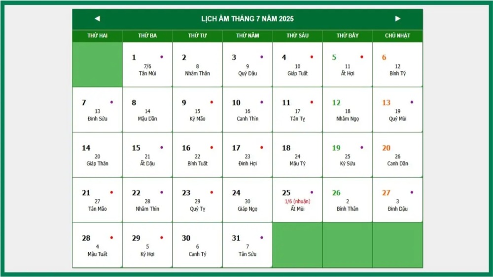 ngày chuyển nhà đẹp trong tháng này