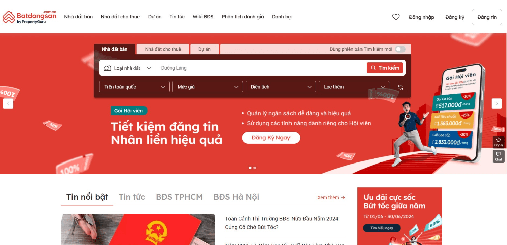 web tìm phòng trọ