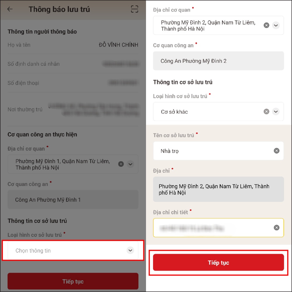 những trường hợp không được đăng ký tạm trú