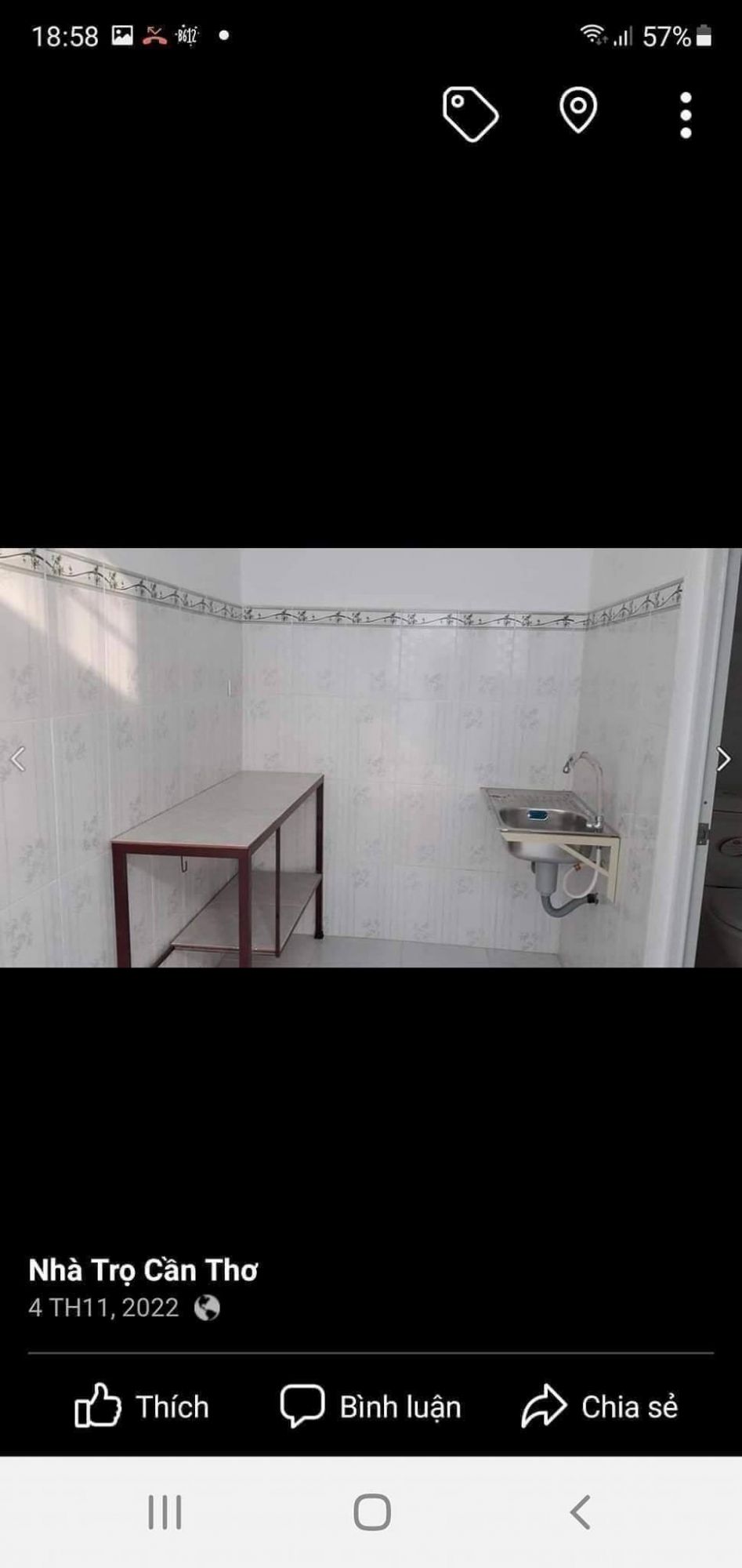 Nhà trọ số 14 đường Quản Trọng Hoàng, Hưng Lợi, Ninh Kiều, Cần Thơ