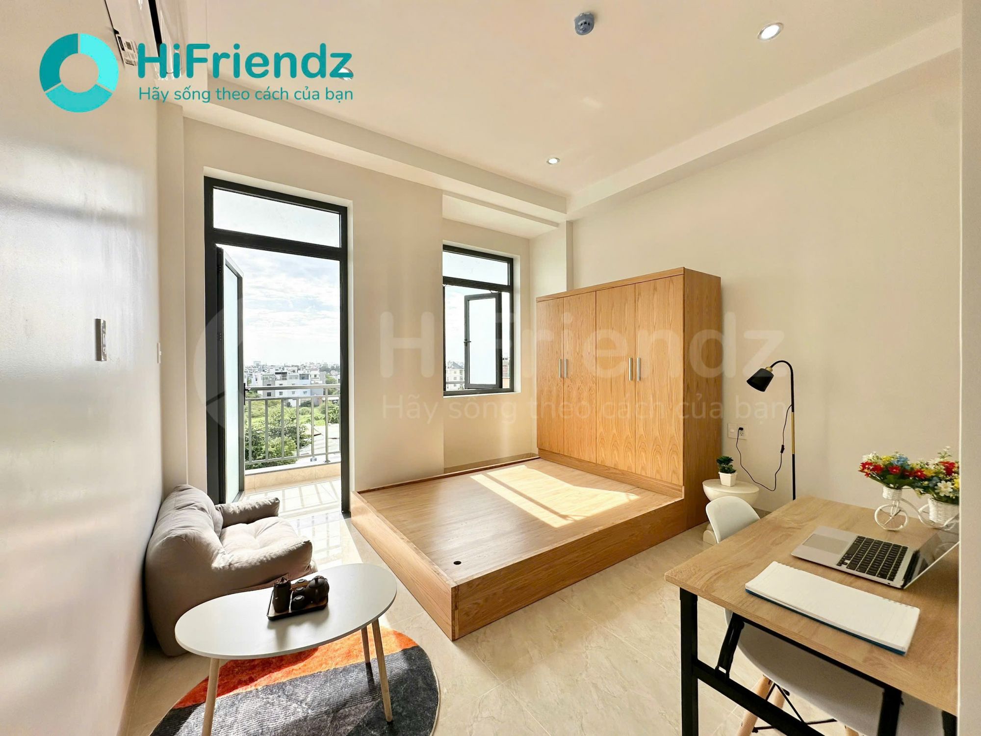 STUDIO BANCONG FULL NỘI THẤT MỚI 100% GẦN ĐH VĂN LANG - NGUYỄN THÁI SƠN
