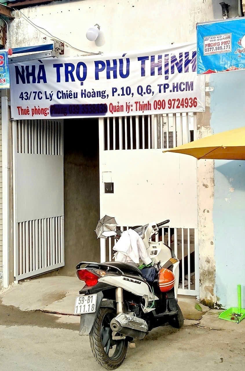 Nhà Trọ Tại 43/7C Lí Chiêu Hoàng, Phường 10, Quận 6, Hồ Chí Minh 