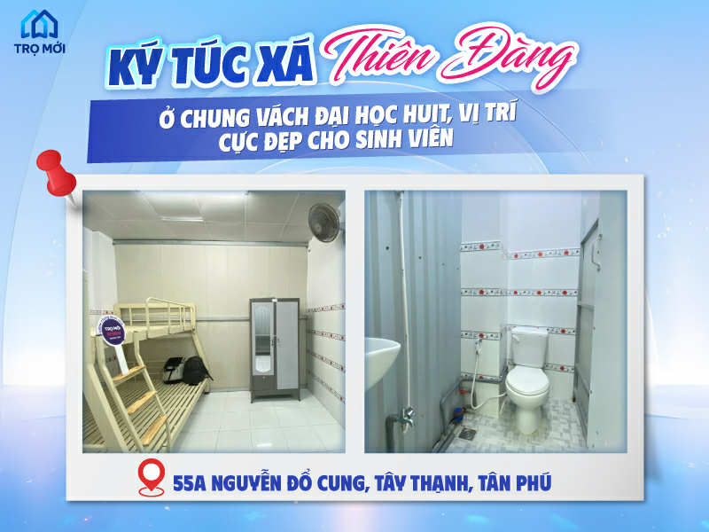 Kí Túc Xá Thiên Đàng - ngay sát bên trường HUIT